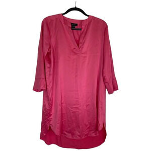 NATORI Pink Satin Sleep Shirt Size Small